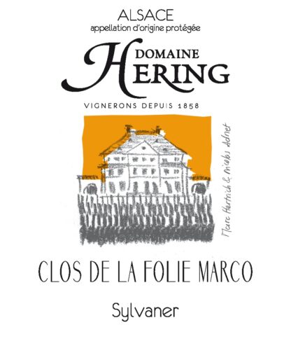 Sylvaner Bio "Clos de la Folie Marco" - Domaine Hering - AOC Alsace – Image 2