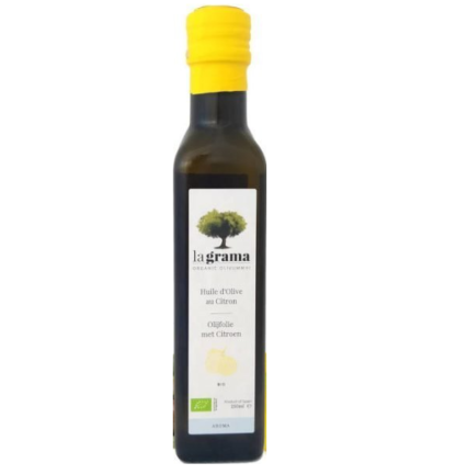 La Grama Aroma Citron 0,25 litres – Huile d’olive et citron