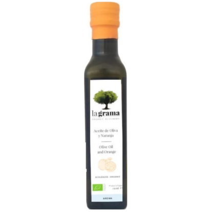 La Grama Aroma Orange 0,25 litres – Huile d’olive et orange