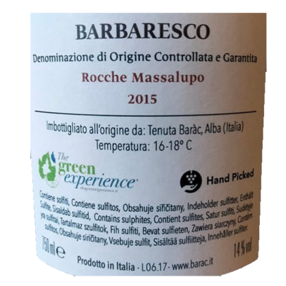 Barbaresco "Rocche Massalupo" - Baràc - DOCG Barbaresco – Image 2