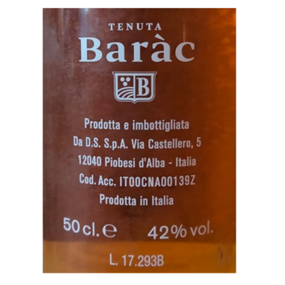 Barac grappa di barolo arriere